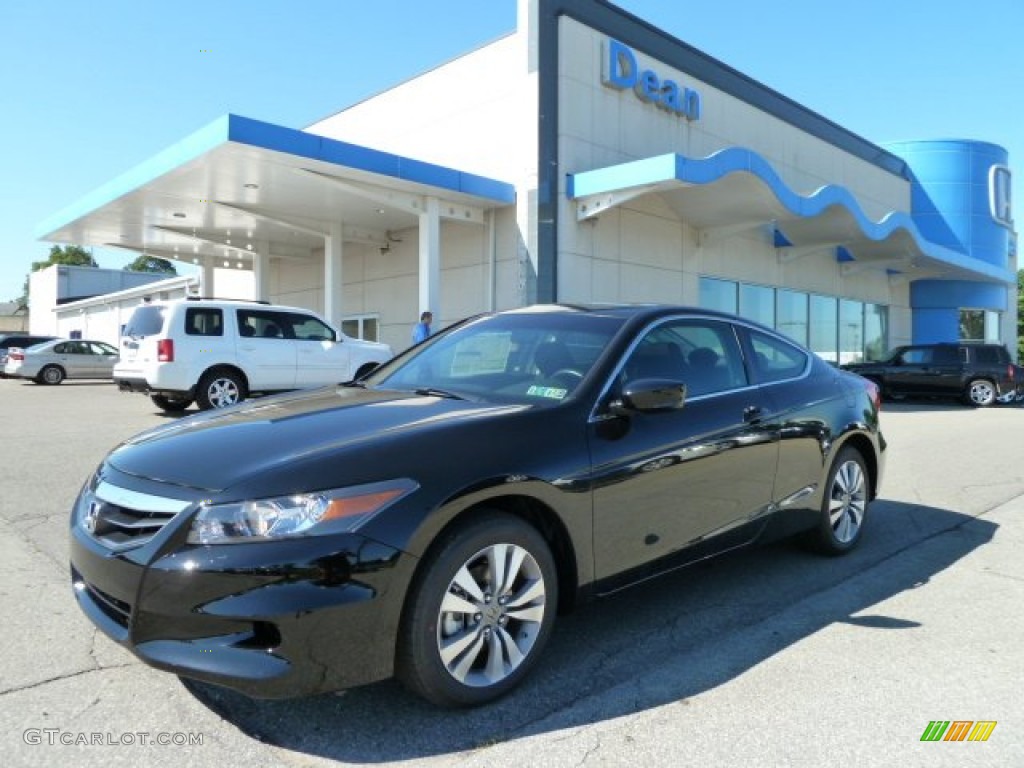 2011 Accord EX Coupe - Crystal Black Pearl / Black photo #1