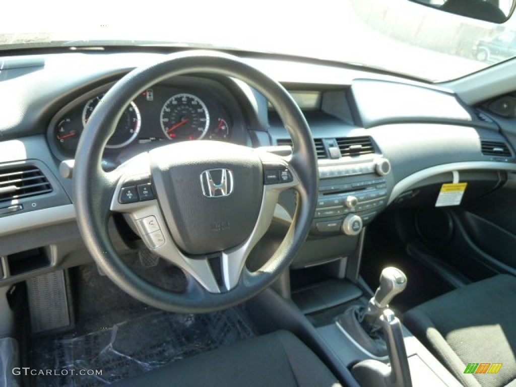 2011 Honda Accord EX Coupe Black Dashboard Photo #52849929