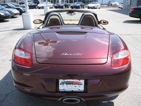 2007 Boxster  - Carmona Red Metallic / Sand Beige photo #9