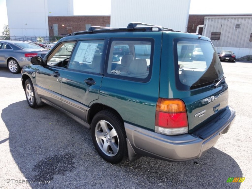 2000 Forester 2.5 S - Arcadia Green / Beige photo #10