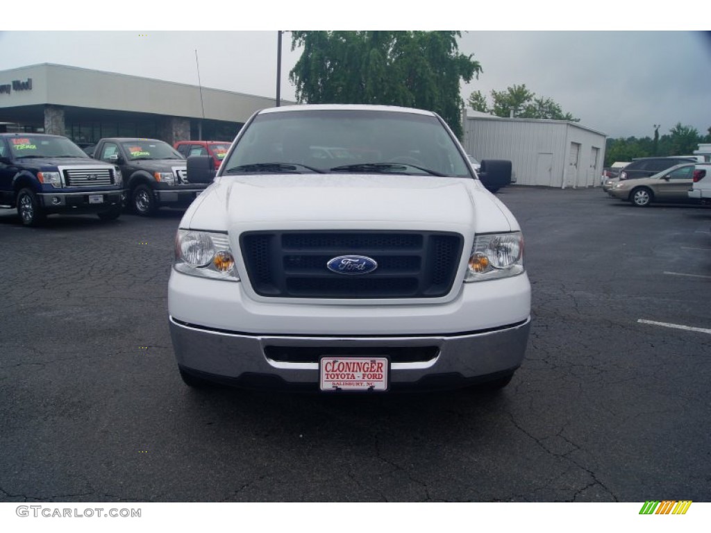 2006 F150 XLT Regular Cab - Oxford White / Medium/Dark Flint photo #7