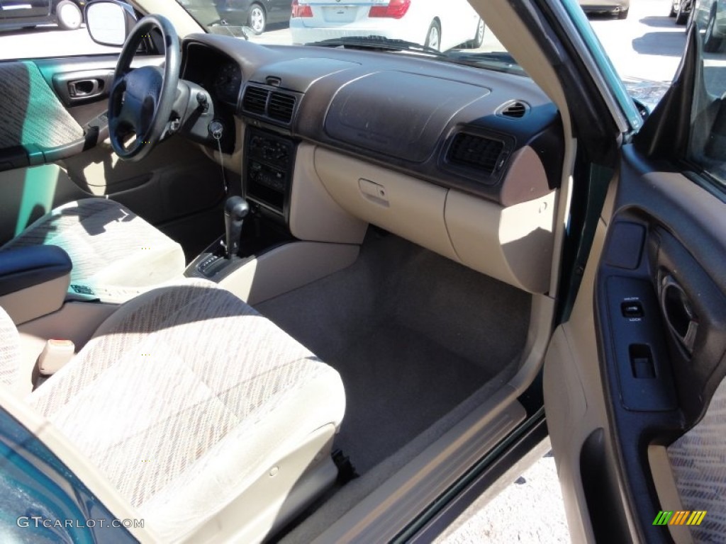 2000 Forester 2.5 S - Arcadia Green / Beige photo #18