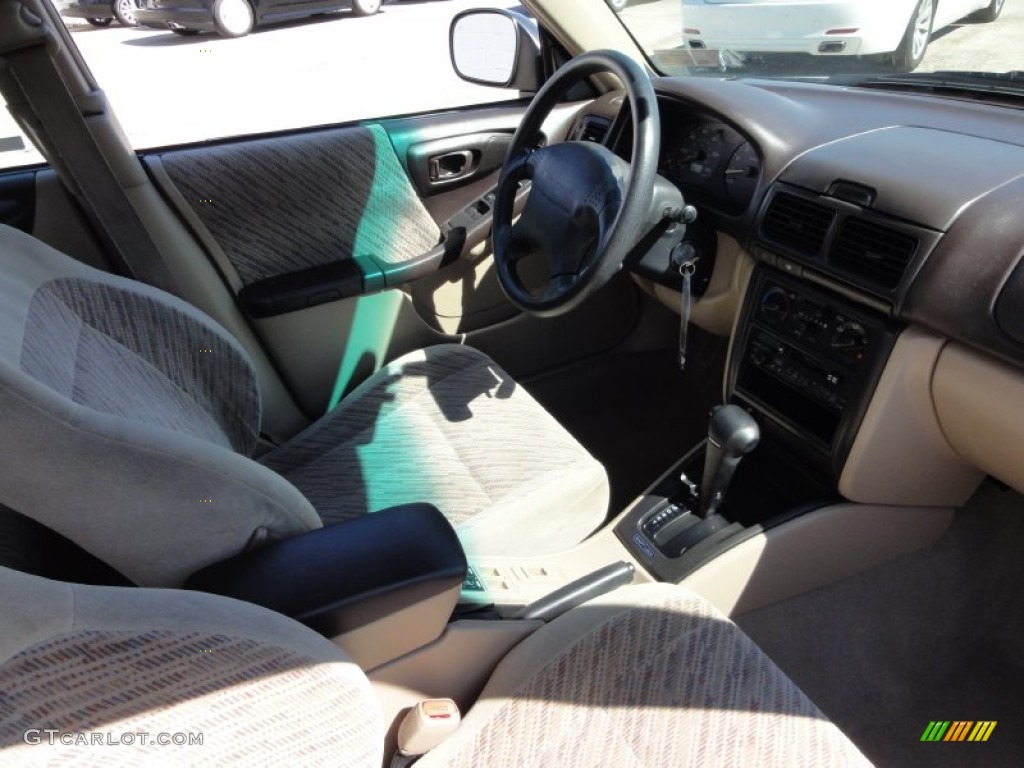 2000 Forester 2.5 S - Arcadia Green / Beige photo #19