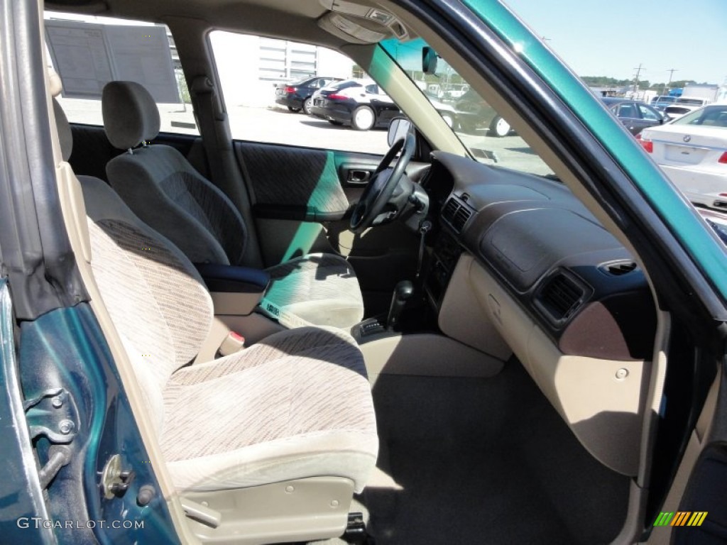 2000 Forester 2.5 S - Arcadia Green / Beige photo #20