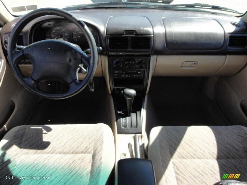 2000 Forester 2.5 S - Arcadia Green / Beige photo #27