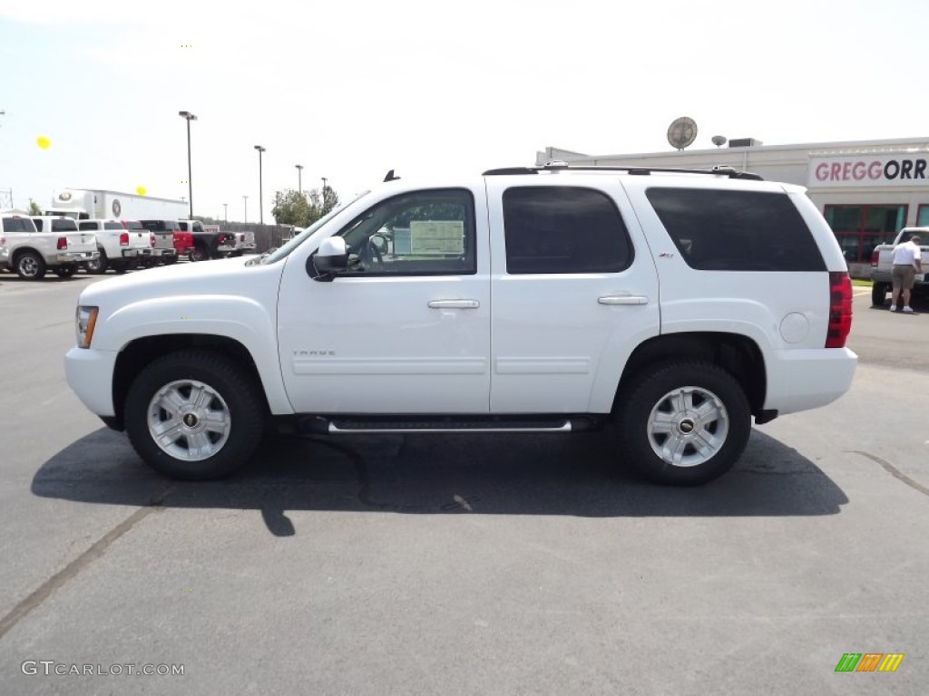 2011 Tahoe LT 4x4 - Summit White / Light Cashmere/Dark Cashmere photo #8