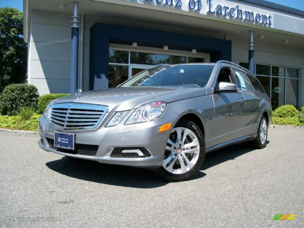 2011 E 350 4Matic Wagon - Palladium Silver Metallic / Black photo #1