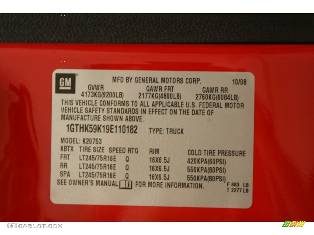 2009 Sierra 2500HD SLE Extended Cab 4x4 - Fire Red / Ebony photo #17