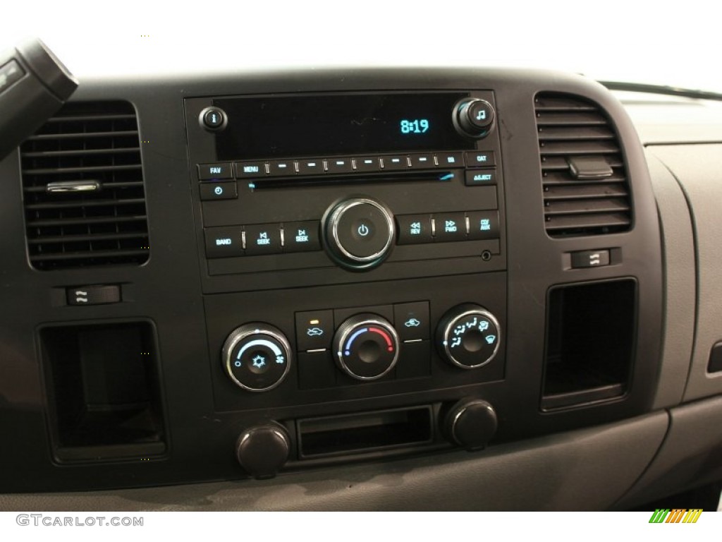 2008 Silverado 1500 Work Truck Regular Cab 4x4 - Silver Birch Metallic / Dark Titanium photo #9