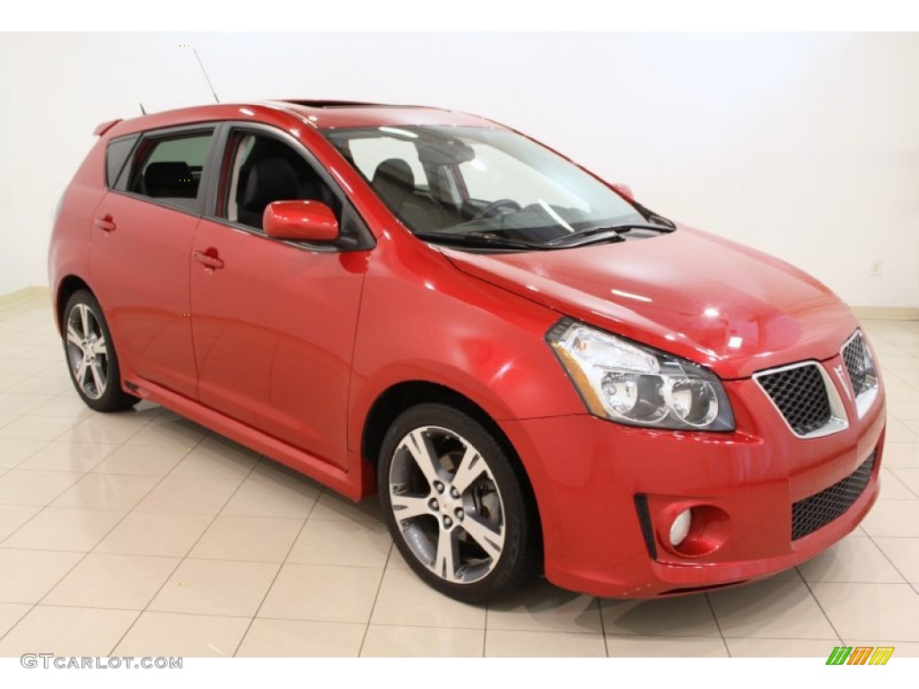 Red Hot Metallic Pontiac Vibe