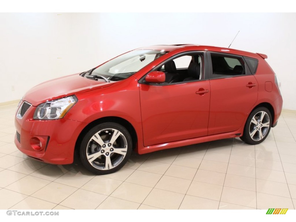 Red Hot Metallic 2010 Pontiac Vibe GT Exterior Photo #52853421