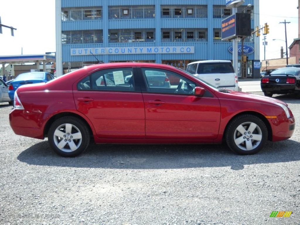 2009 Fusion SE - Redfire Metallic / Charcoal Black photo #1