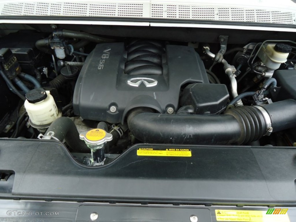 2004 Infiniti QX 56 4WD 5.6 Liter DOHC 32-Valve V8 Engine Photo #52854117