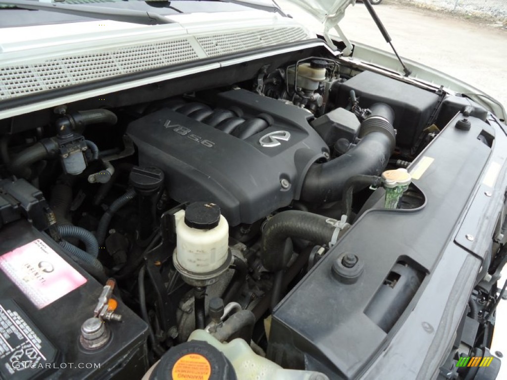 2004 Infiniti QX 56 4WD 5.6 Liter DOHC 32-Valve V8 Engine Photo #52854129