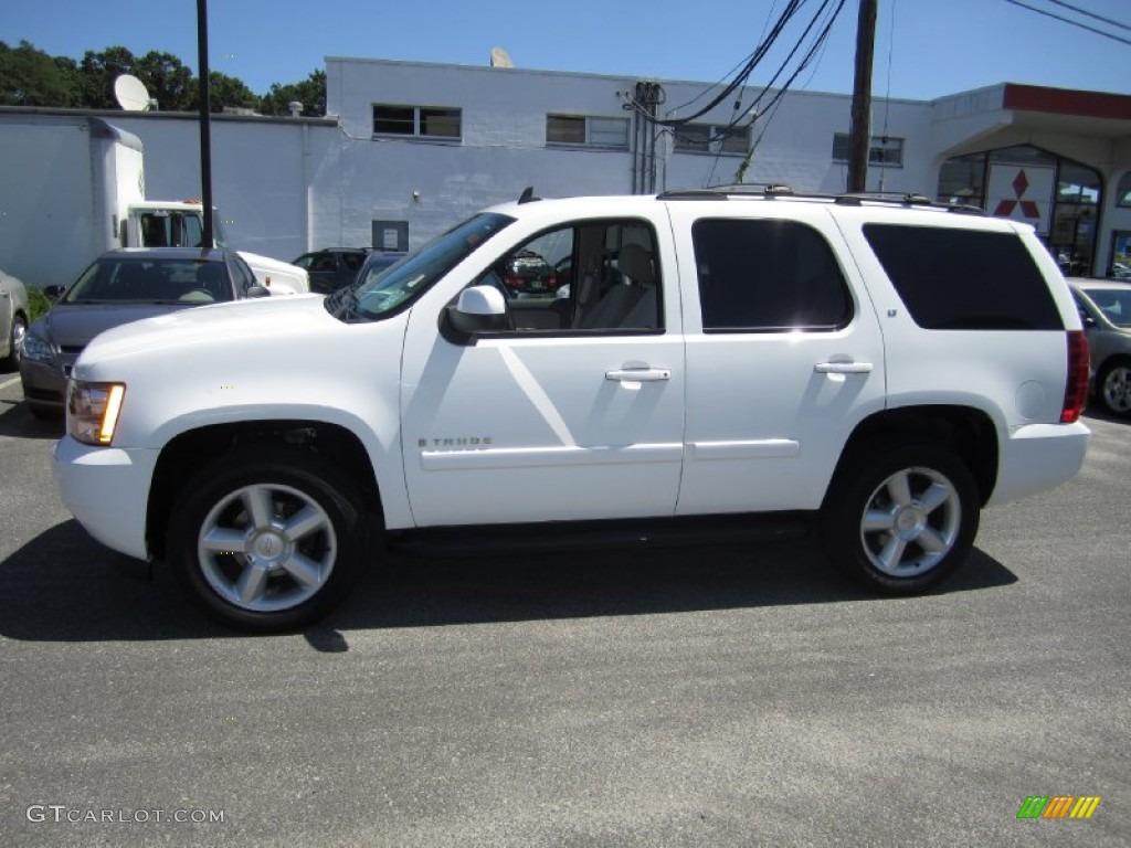 Summit White 2008 Chevrolet Tahoe LT 4x4 Exterior Photo #52856139