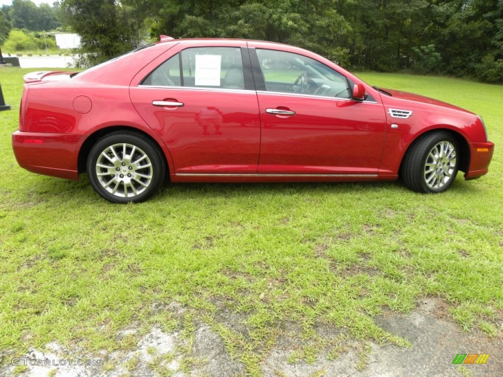 Crystal Red Tintcoat 2010 Cadillac STS V8 Exterior Photo #52856817