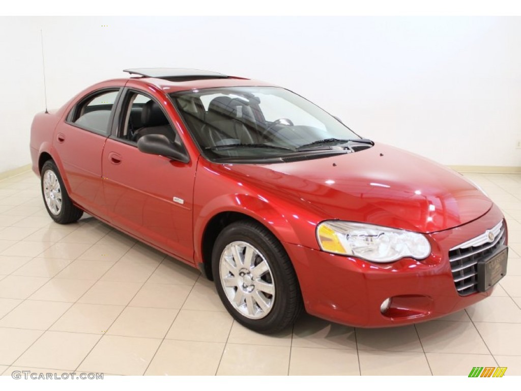 Inferno Red Crystal Pearl Chrysler Sebring