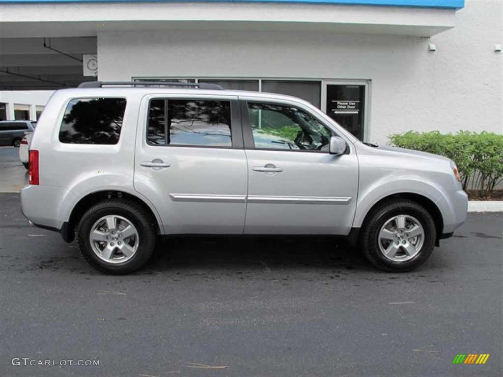 Alabaster Silver Metallic 2011 Honda Pilot EX-L Exterior Photo #52857702