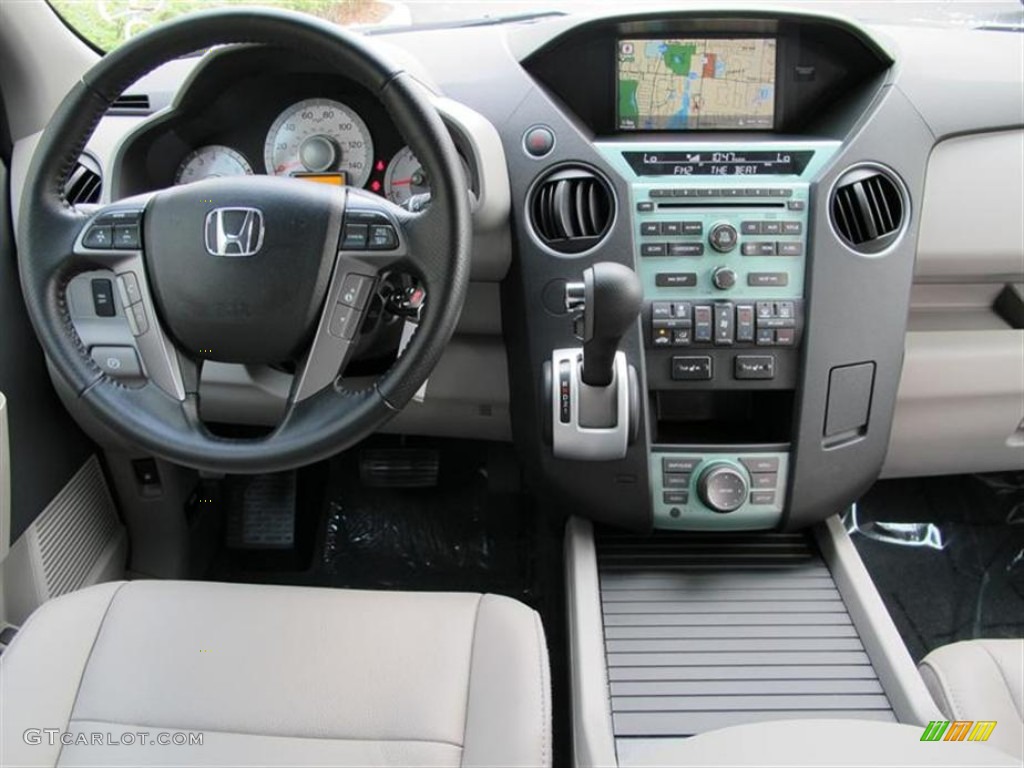 2011 Honda Pilot EX-L Gray Dashboard Photo #52857741