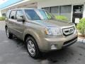 Mocha Metallic 2011 Honda Pilot EX Exterior