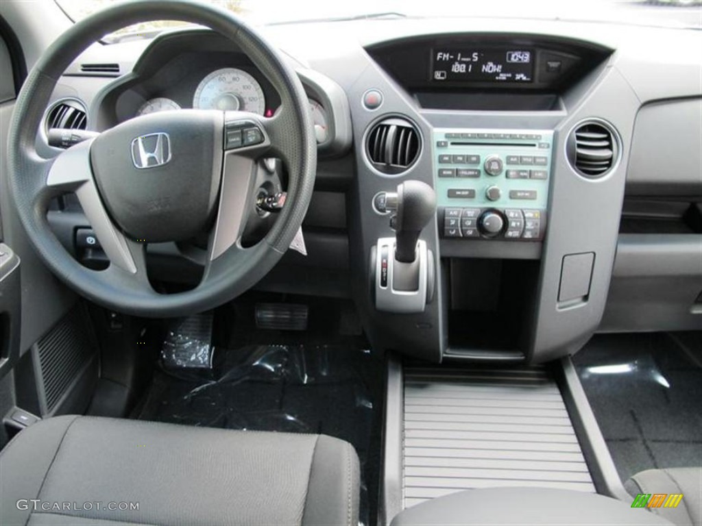 2011 Honda Pilot LX 4WD Black Dashboard Photo #52859424