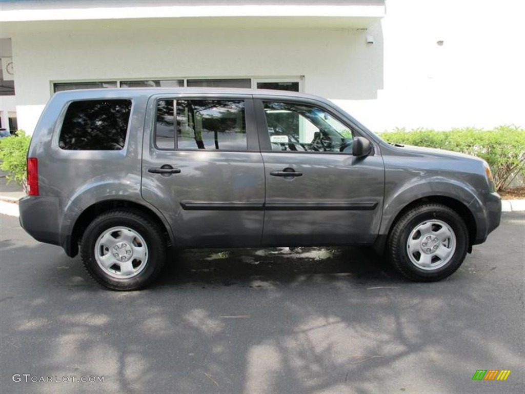 Polished Metal Metallic 2011 Honda Pilot LX 4WD Exterior Photo #52859511