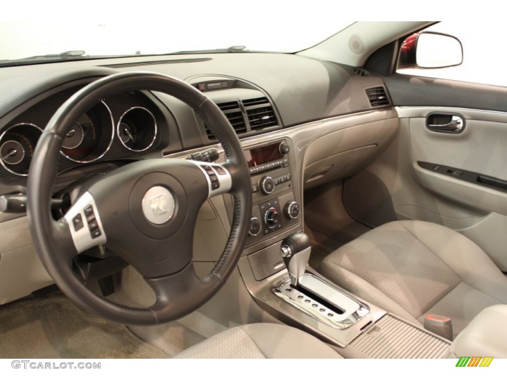 2008 Aura XE - Red Jewel / Gray photo #8