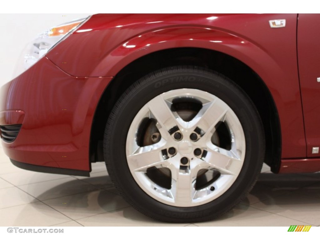 2008 Aura XE - Red Jewel / Gray photo #20
