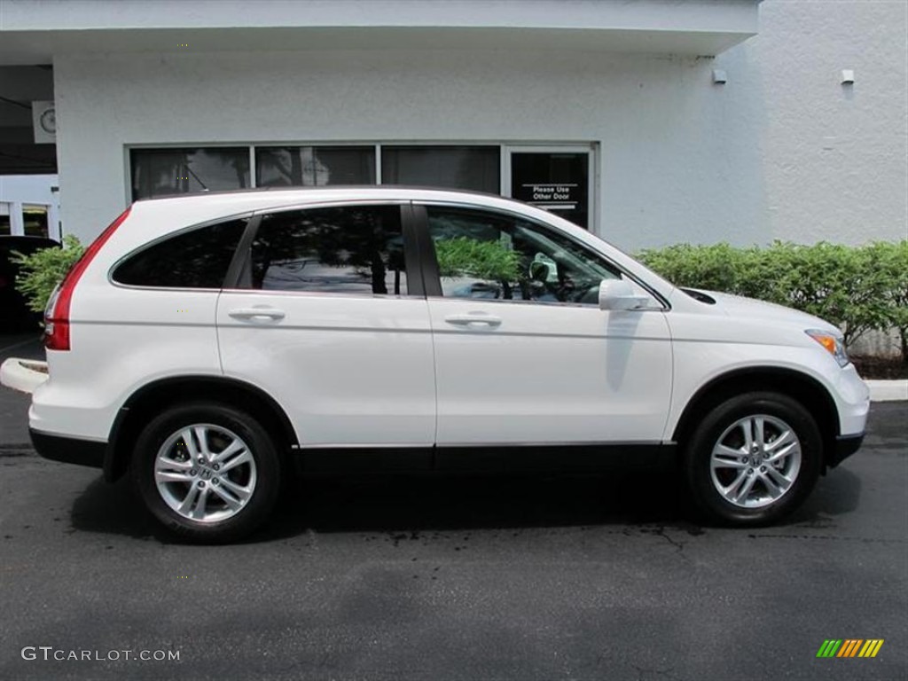 2011 CR-V EX-L - Taffeta White / Gray photo #2