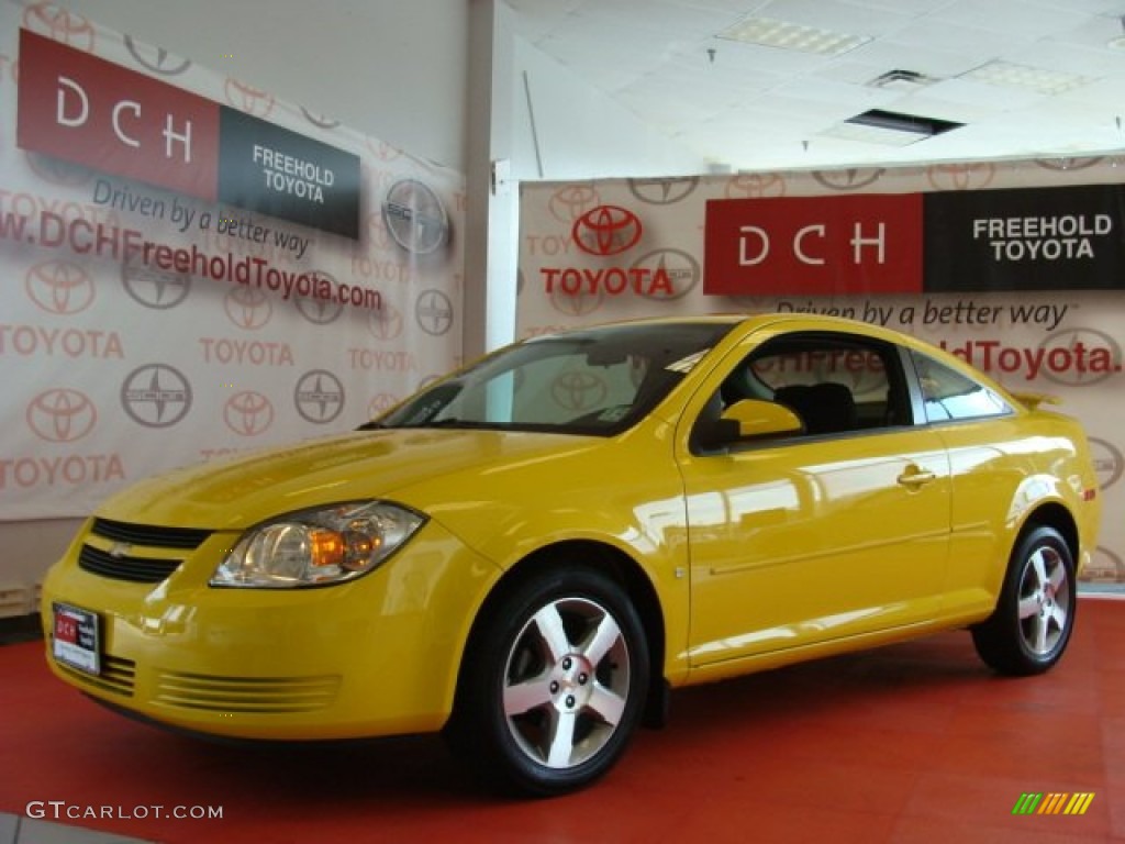 2008 Cobalt Special Edition Coupe - Rally Yellow / Ebony photo #1