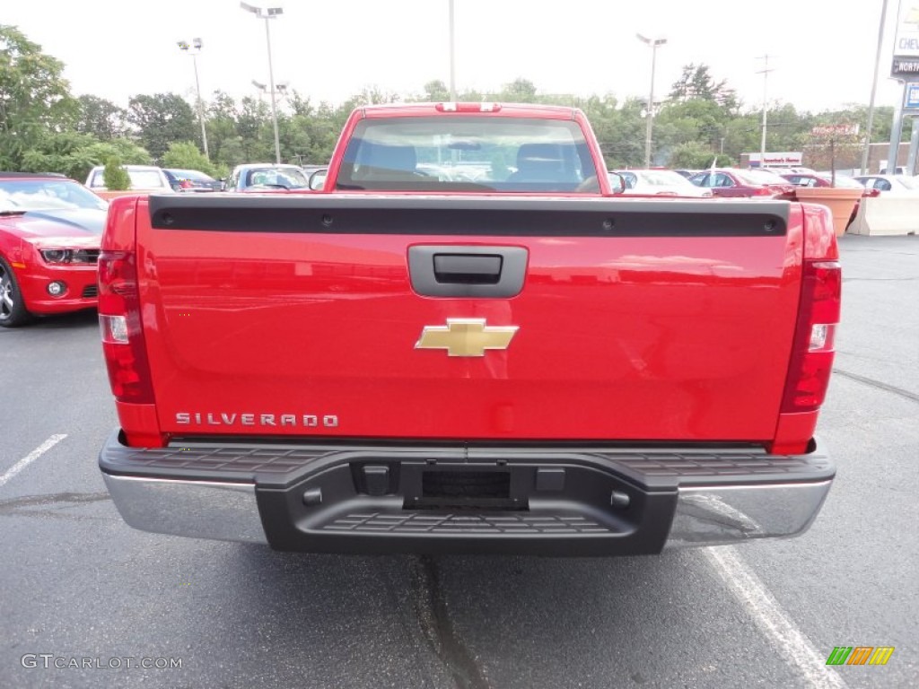 2011 Silverado 1500 Regular Cab - Victory Red / Dark Titanium photo #6