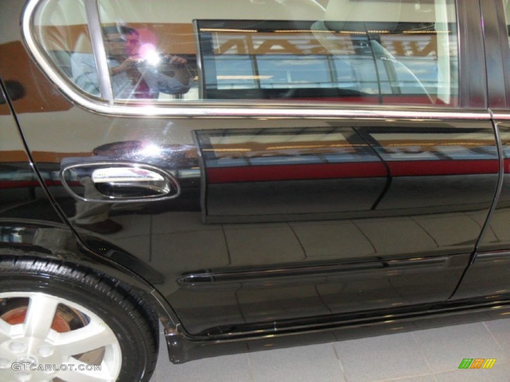2003 Maxima GLE - Super Black / Black photo #10
