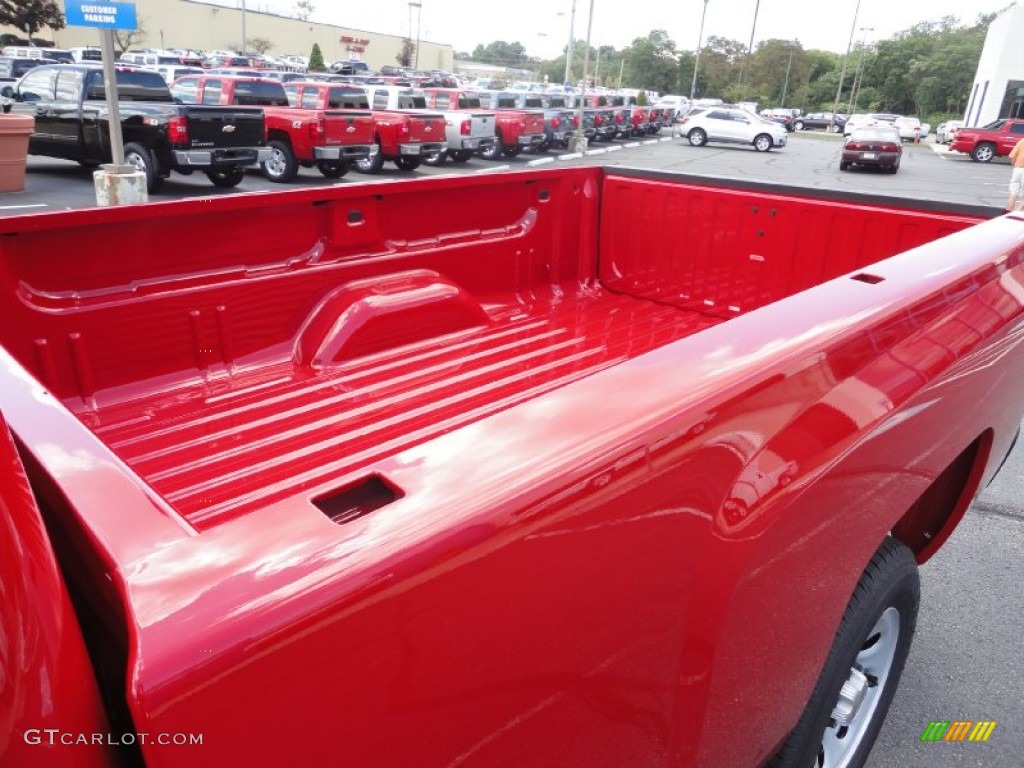 2011 Silverado 1500 Regular Cab - Victory Red / Dark Titanium photo #10