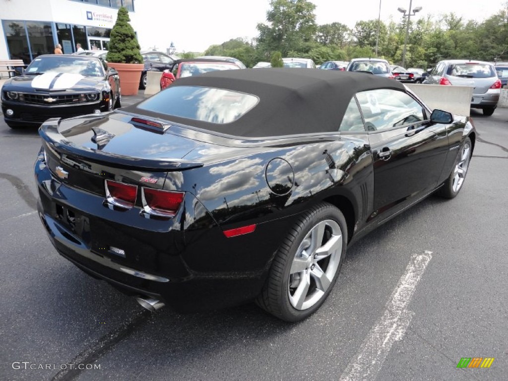 Black 2012 Chevrolet Camaro SS/RS Convertible Exterior Photo #52861302