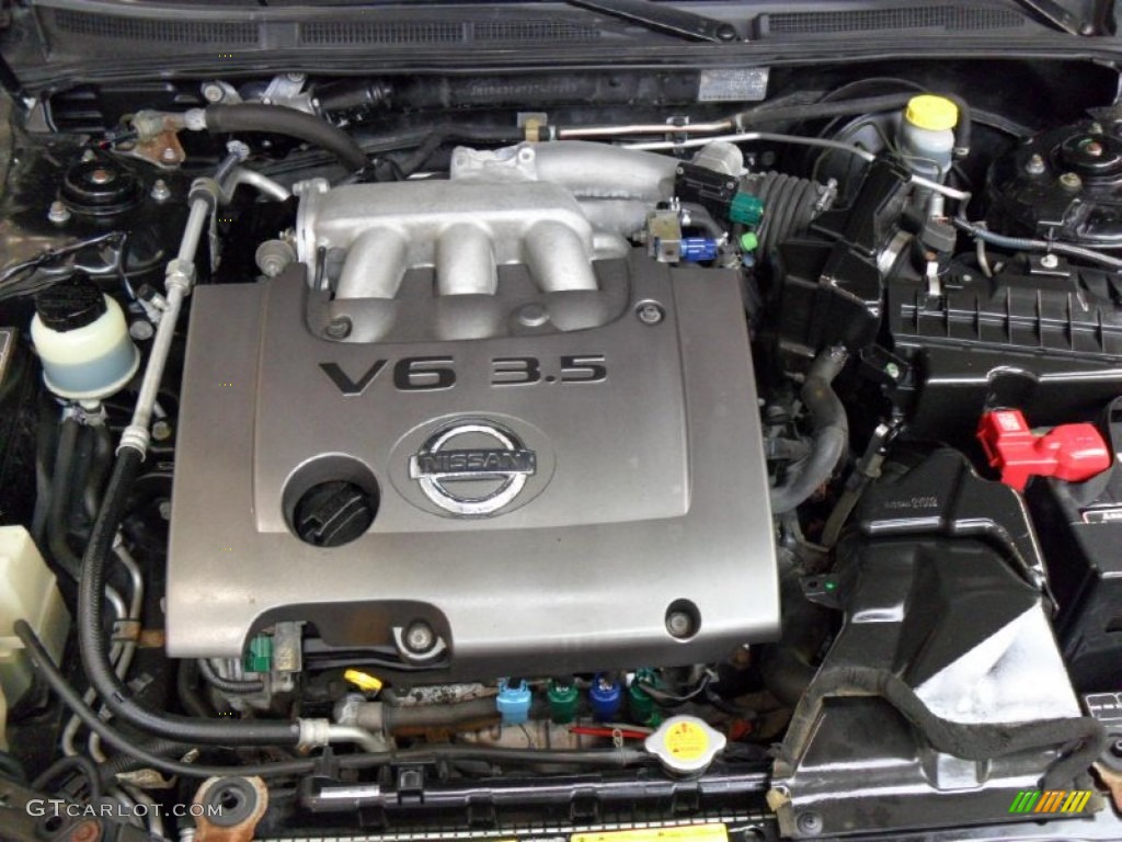 2003 Maxima GLE - Super Black / Black photo #30
