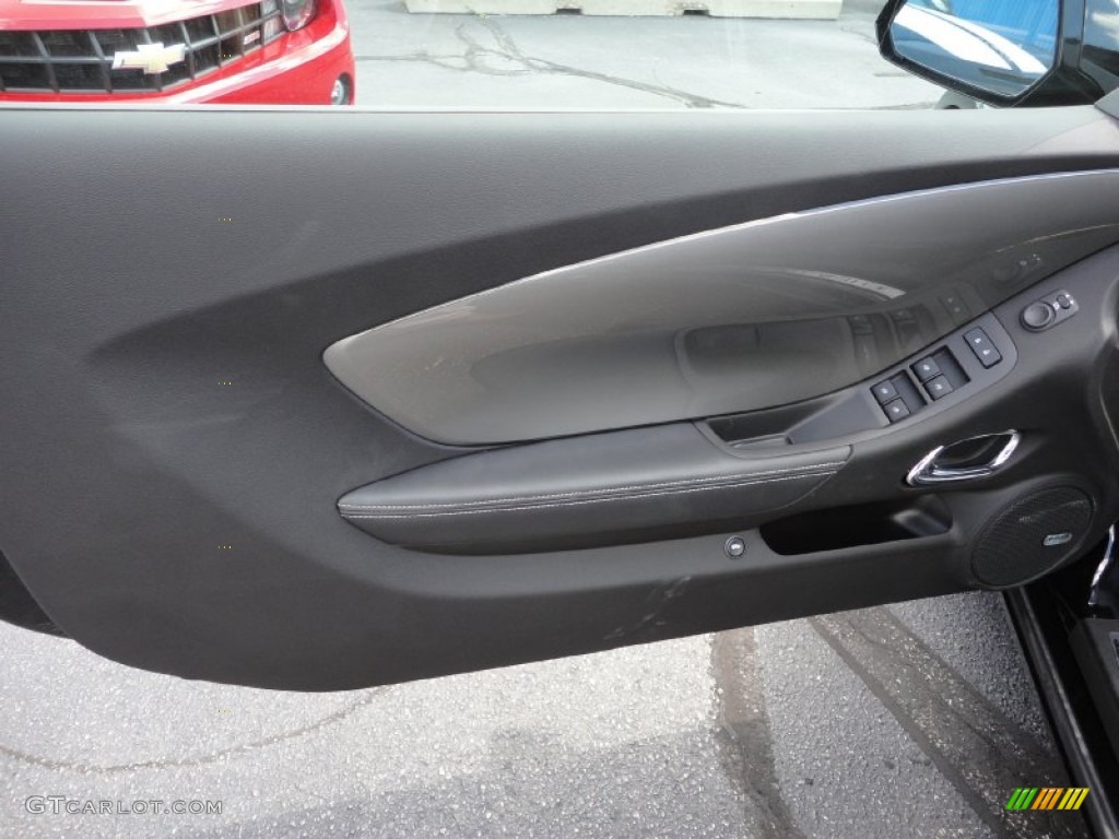 2012 Chevrolet Camaro SS/RS Convertible Black Door Panel Photo #52861401