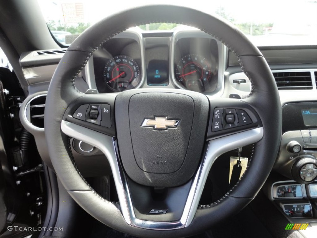 2012 Camaro SS/RS Convertible - Black / Black photo #17