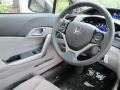 Gray 2012 Honda Civic LX Coupe Interior Color