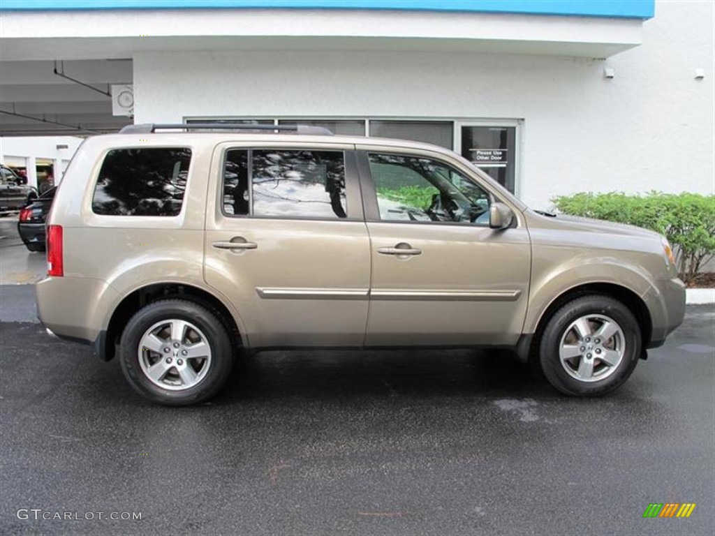 Mocha Metallic 2009 Honda Pilot EX Exterior Photo #52861593