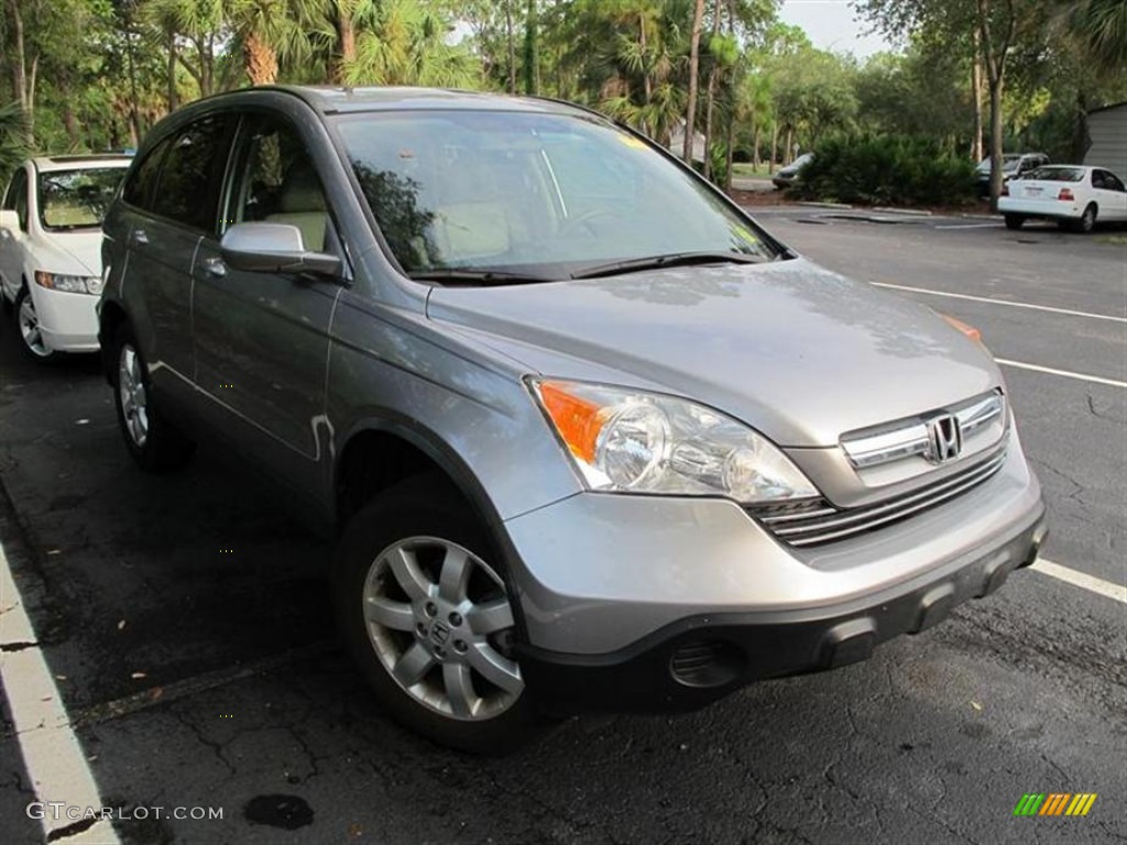 2008 CR-V EX-L - Whistler Silver Metallic / Gray photo #1