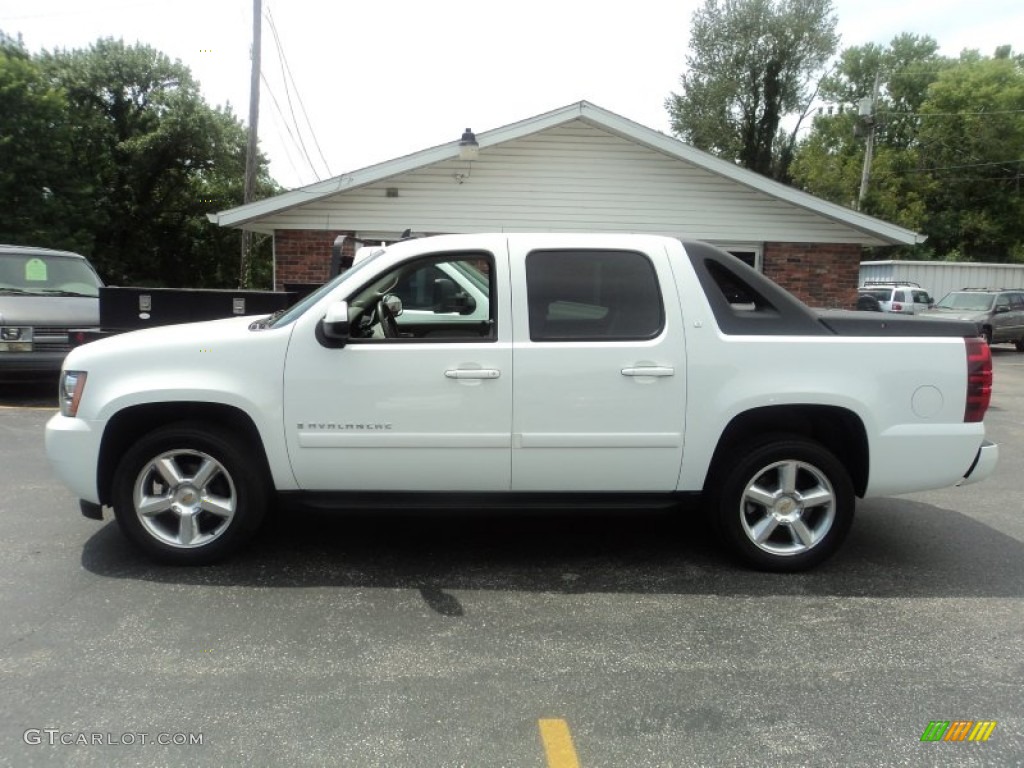 Summit White 2008 Chevrolet Avalanche LT 4x4 Exterior Photo #52862757