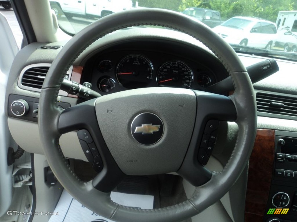 2008 Chevrolet Avalanche LT 4x4 Dark Titanium/Light Titanium Steering Wheel Photo #52863084