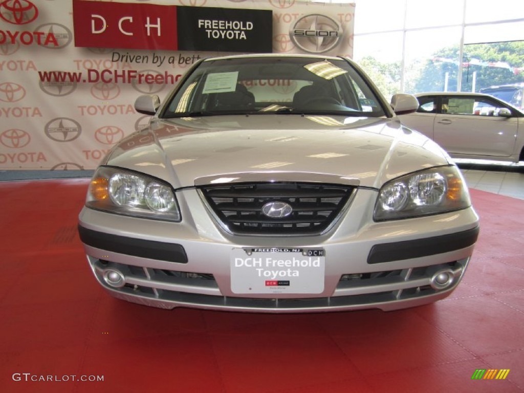 2006 Elantra GLS Hatchback - Sterling Silver / Gray photo #2