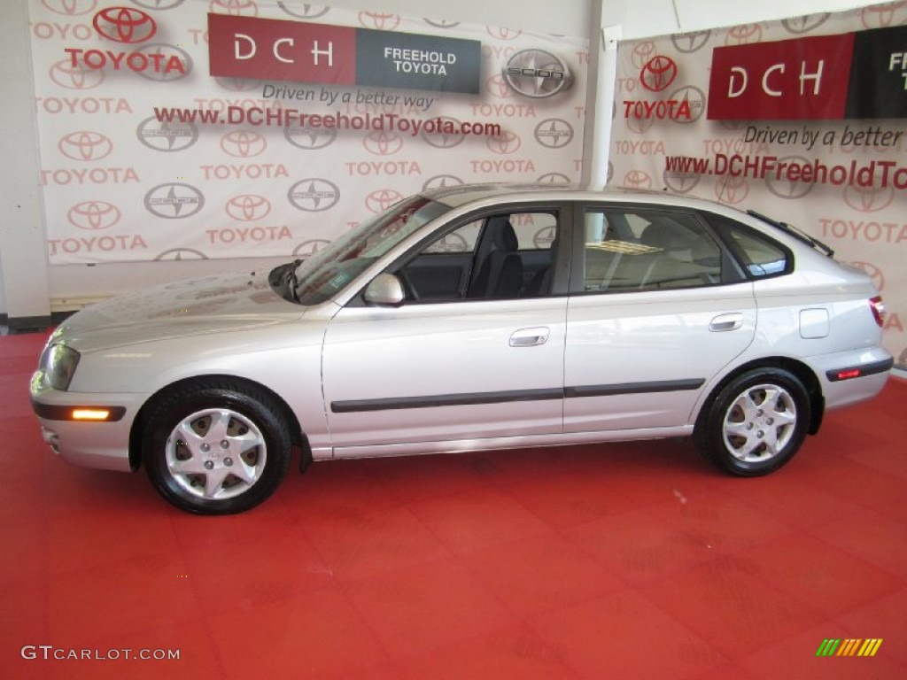 2006 Elantra GLS Hatchback - Sterling Silver / Gray photo #3