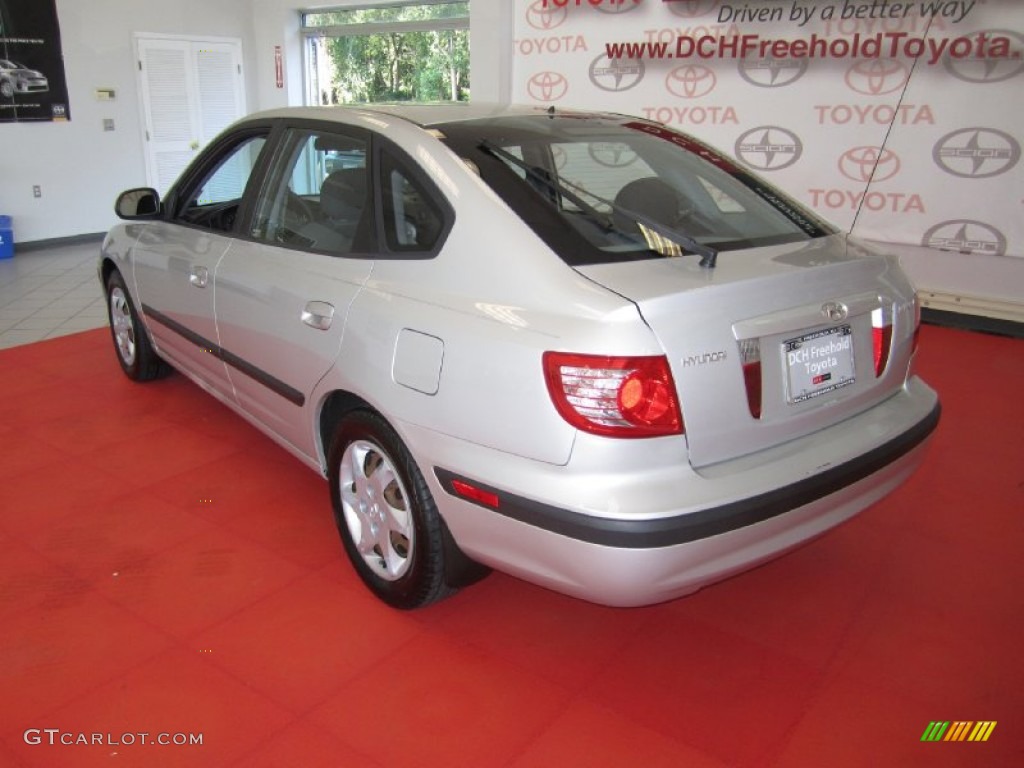 2006 Elantra GLS Hatchback - Sterling Silver / Gray photo #4
