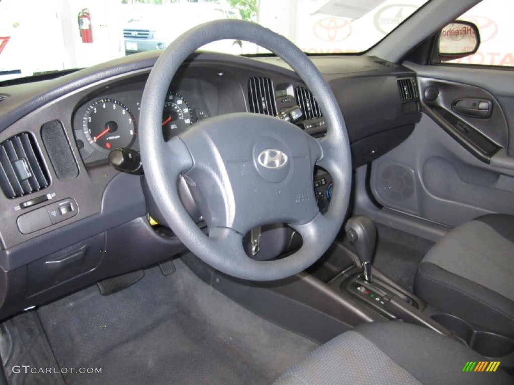2006 Elantra GLS Hatchback - Sterling Silver / Gray photo #12