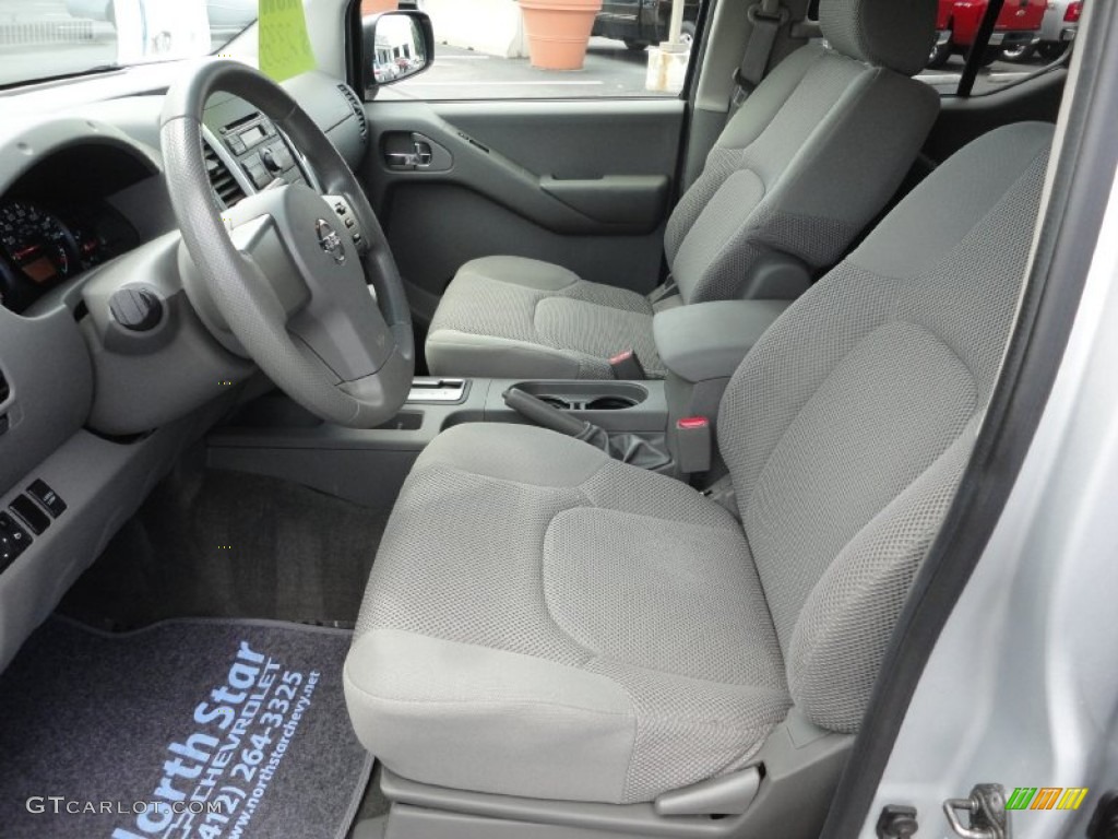 Steel Interior 2009 Nissan Frontier SE Crew Cab 4x4 Photo #52864884