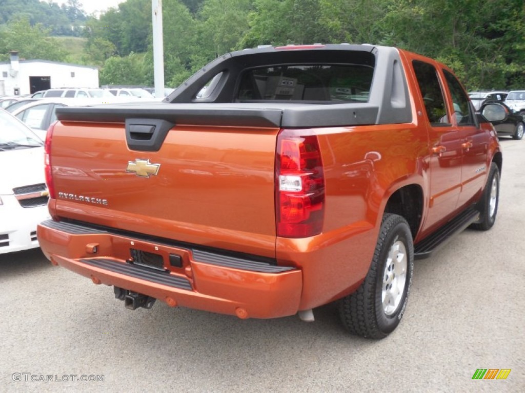 Sunburst Orange Metallic 2007 Chevrolet Avalanche LT 4WD Exterior Photo #52865073