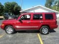 2006 Inferno Red Pearl Jeep Commander Limited 4x4  photo #1