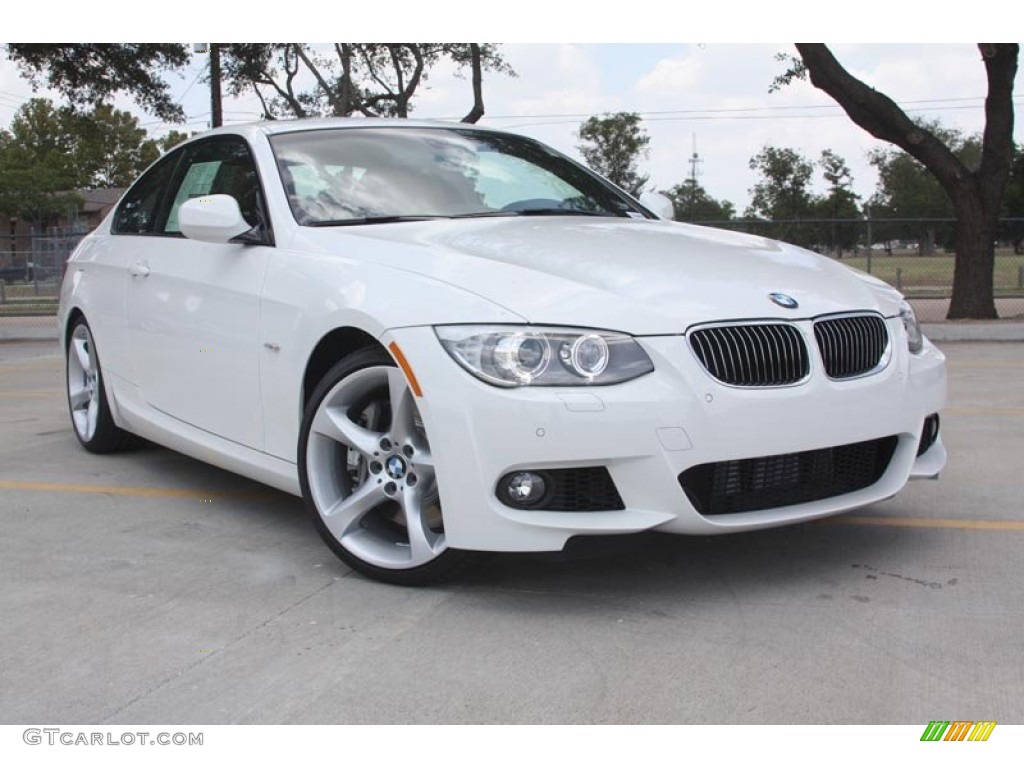 2011 3 Series 335i Coupe - Alpine White / Saddle Brown Dakota Leather photo #1